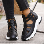 Damen Sportliche Sneakers im R&Brnen Schnitt mit atmungsaktiver Oberflächenstruktur und rutschfester Sohle R&B