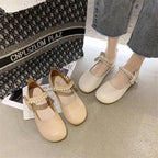 Damen elegante Clogs mit modischem Riemen und dekorativen Perlen R&B