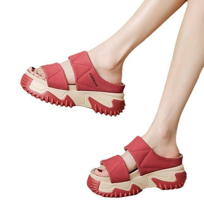 Damen Komfortable und modische Sandalen mit gepolsterter Sohle R&B