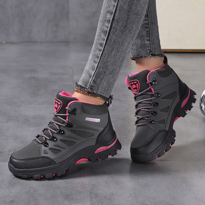 Damen Hochleistungs-Wanderschuhe mit rutschfester Profilsohle und atmungsaktivem Obermaterial