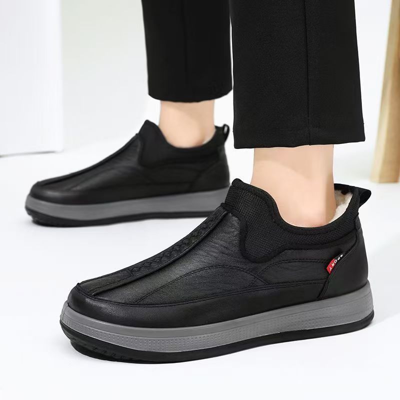 Damen Bequeme und warme Slip-On Schuhe mit Futter R&B