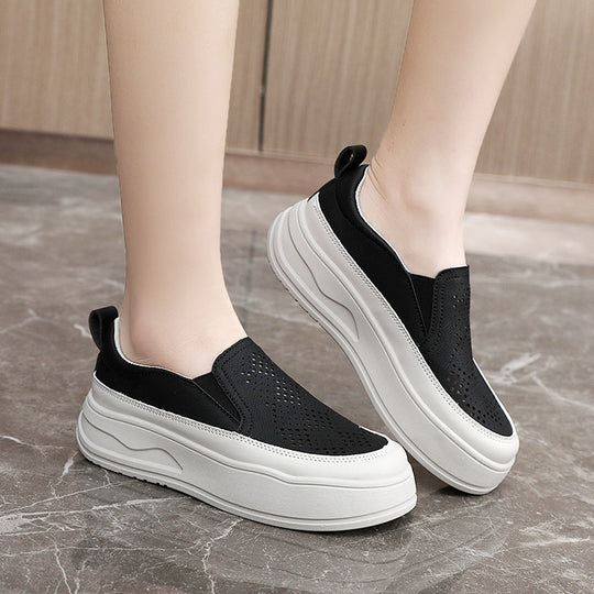 Damen Slip-On Sneakers mit atmungsaktivem Obermaterial und dämpfendem Fußbett R&B