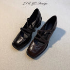 Damen Elegante Mules mit modischem Schnürdesign und komfortablem Blockabsatz R&B