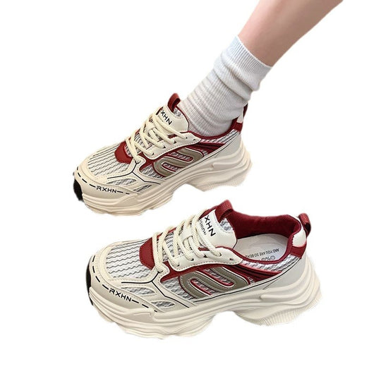 Damen Sportliche Komfort-Sneaker mit atmungsaktivem Mesh und dämpfender Sohle R&B