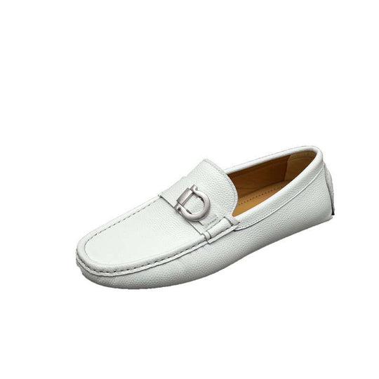 Damen Mokassins aus feinem Leder mit eleganter Applikation R&B