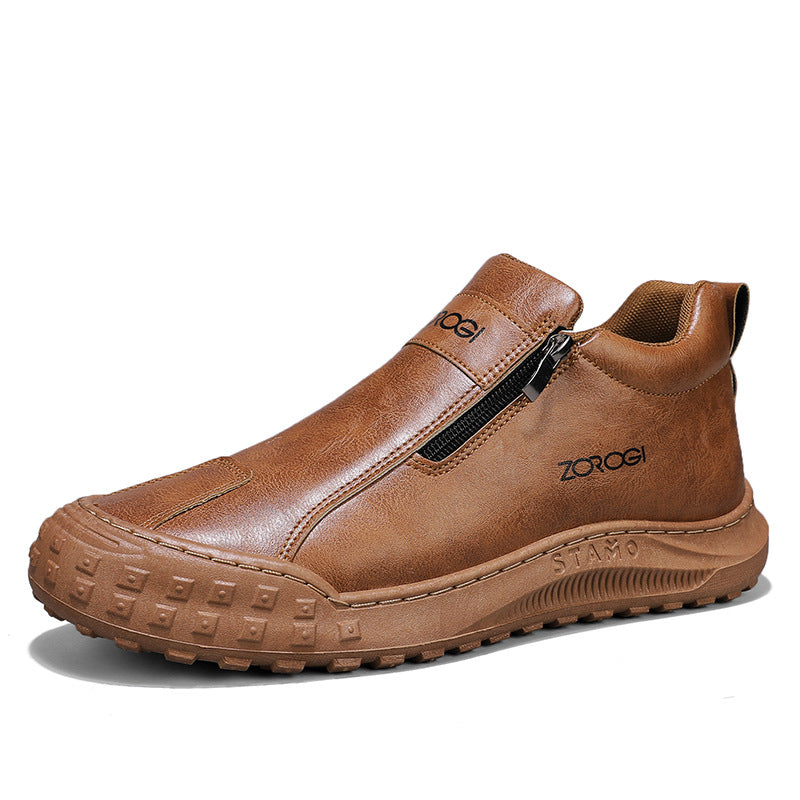 Damen Trendige Slip-On Sneakers mit wasserdichter Beschichtung und atmungsaktiver Innenausstattung R&B