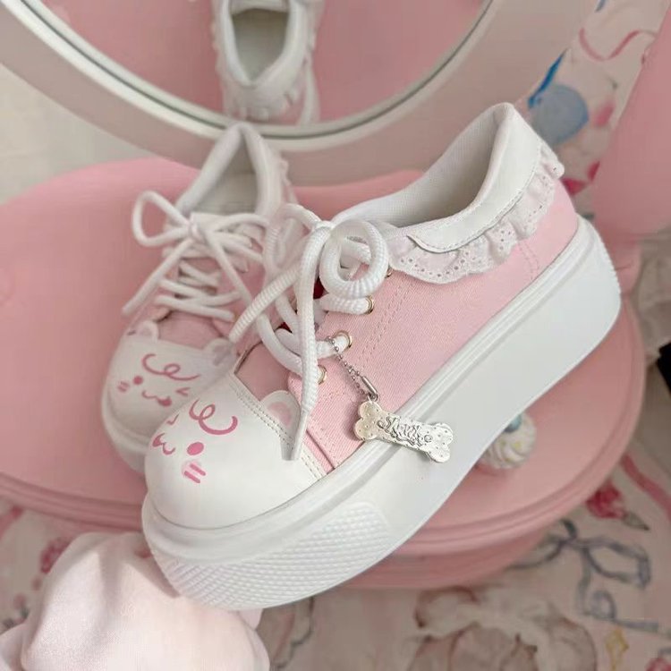Damen Sneakers mit verspieltem Tiermotiv und bequemer Sohle R&B