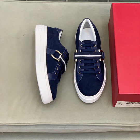 Damen Sneakers mit modischem Schnallen-Detail und rutschfester Sohle R&B