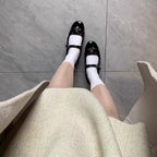 Damen Ballerinas mit eleganter Schnallenakzentgestaltung R&B