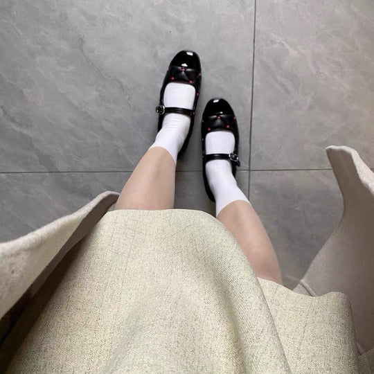 Damen Ballerinas mit eleganter Schnallenakzentgestaltung R&B