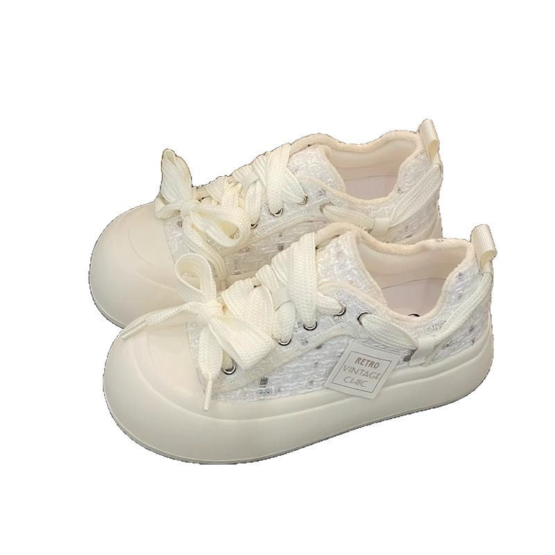 Damen Retro-Inspirierte Sneakers mit atmungsaktivem Obermaterial und modischem Design