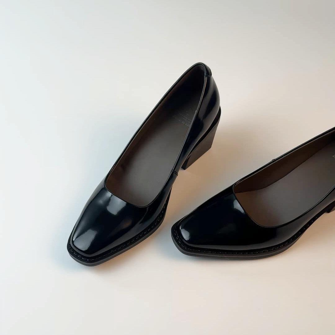 Damen Elegante Lack-Pumps mit modernem Tragekomfort