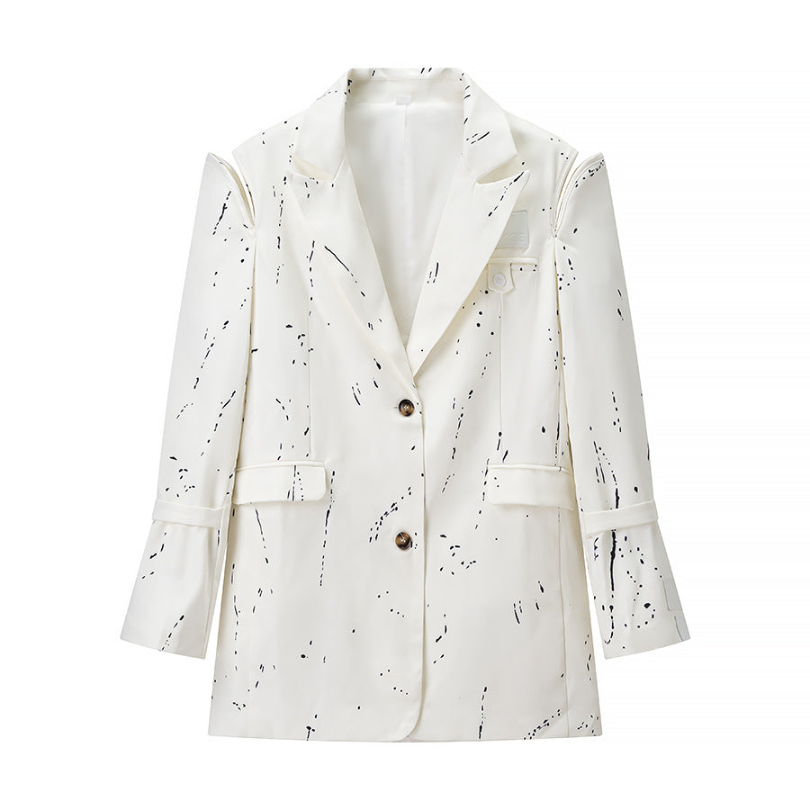 Damen trendiger Oversized-Blazer R&B