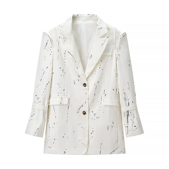 Damen trendiger Oversized-Blazer R&B