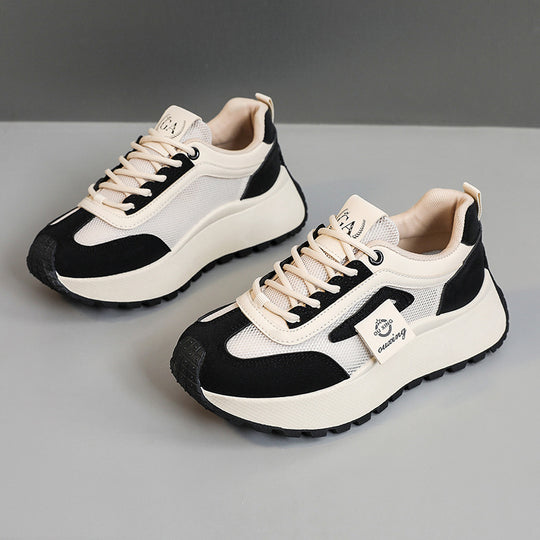 Damen Sportliche Komfort-Sneaker mit atmungsaktivem Mesh-Obermaterial und dämpfender Sohle R&B