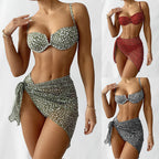 Damen Bikini Set mit umhüllendem Rock