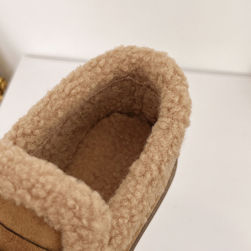 Damen warme und stilvolle Hausschuhe mit kuscheligem Innenfutter