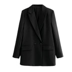 Damen Modischer Oversized Blazer R&B
