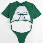 Damen Badeanzug mit geschmackvollen Cut-Outs und lässigem Design R&B