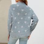 R&B | Strickbluse mit Muster Wolle Warm und Modern