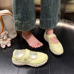 Damen Bequeme Sneaker mit elastischem Riemen und rutschfester Sohle R&B
