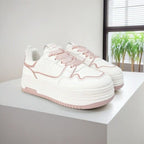 Damen Trendige Plattform-Sneaker mit eleganter Kontur und rutschfester Sohle R&B