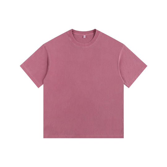 R&B | Schillerndes altes kurzes T-Shirt mit Färbung