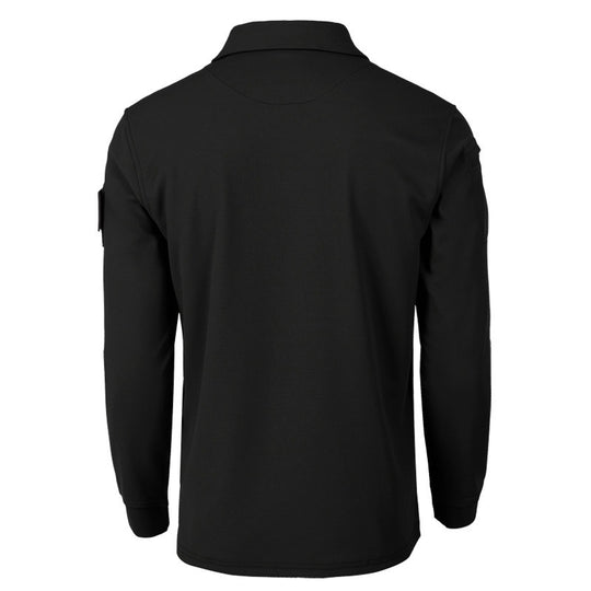 Herren funktionales Langarm-Polohemd R&B