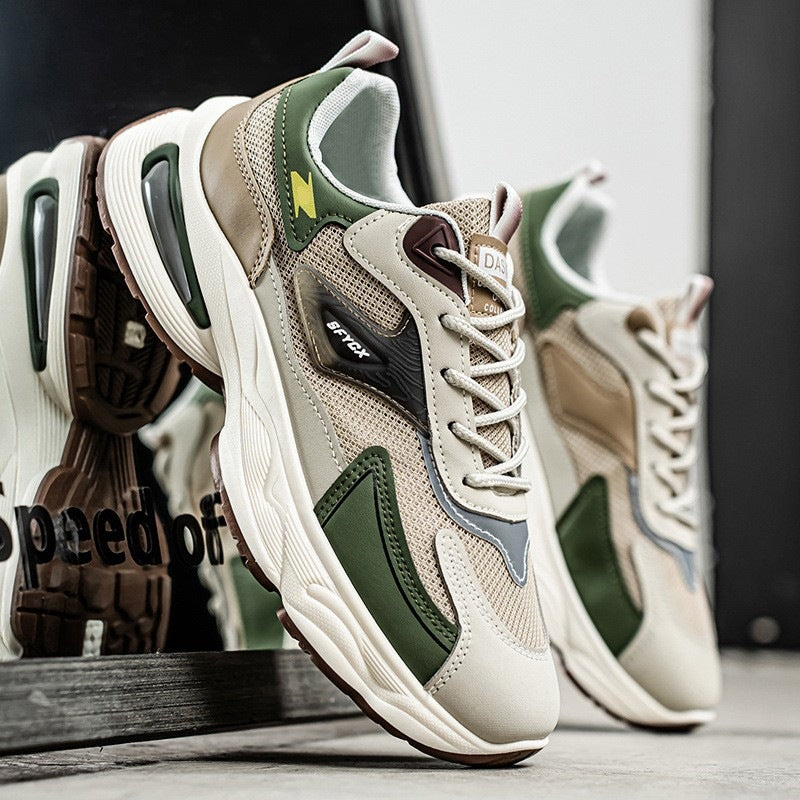 Damen Sportliche Sneakers mit atmungsaktiver Mesh-Konstruktion und rutschfester Laufsohle R&B