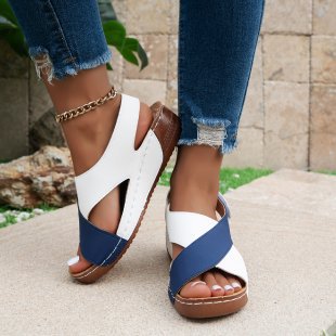 Damen Komfort-Sandalen mit elegantem Verstellriemen R&B