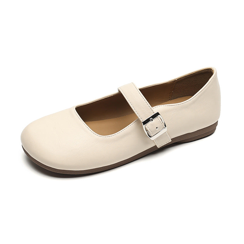 Damen Ballerinas mit verstellbarem Riemen und angenhmem Innenfutter