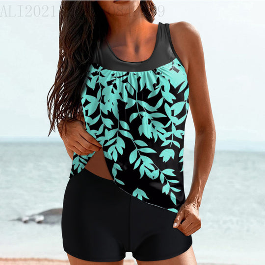 Damen Sportliches Strandoutfit mit modischer Raffung R&B