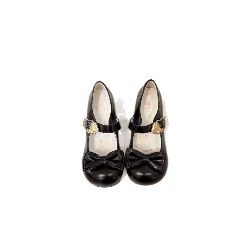 Damen elegante Mary Jane Ballerinas mit Schleifenverzierung R&B
