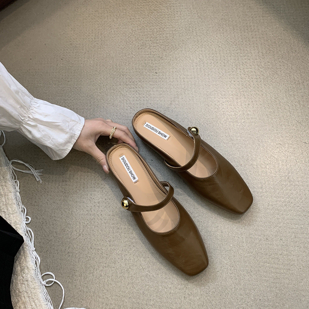 Damen elegante Mary Jane Schuhe mit modischem Riemchen R&B