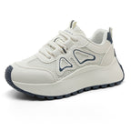 Damen sportliche Sneakers mit atmungsaktiver Mesh-Oberfläche und stoßdämpfender Sohle R&B