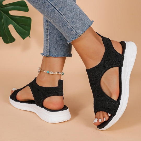 Damen Komfortable Strandsandalen mit atmungsaktivem Obermaterial R&B