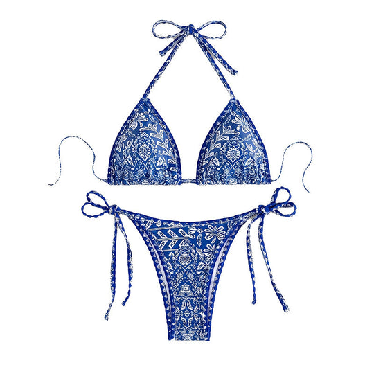 Damen Triangel-Bikini mit eleganten Bindebändern R&B