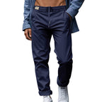 Herren Chino-Hose mit lässigem Schnitt und atmungsaktiven Eigenschaften R&B