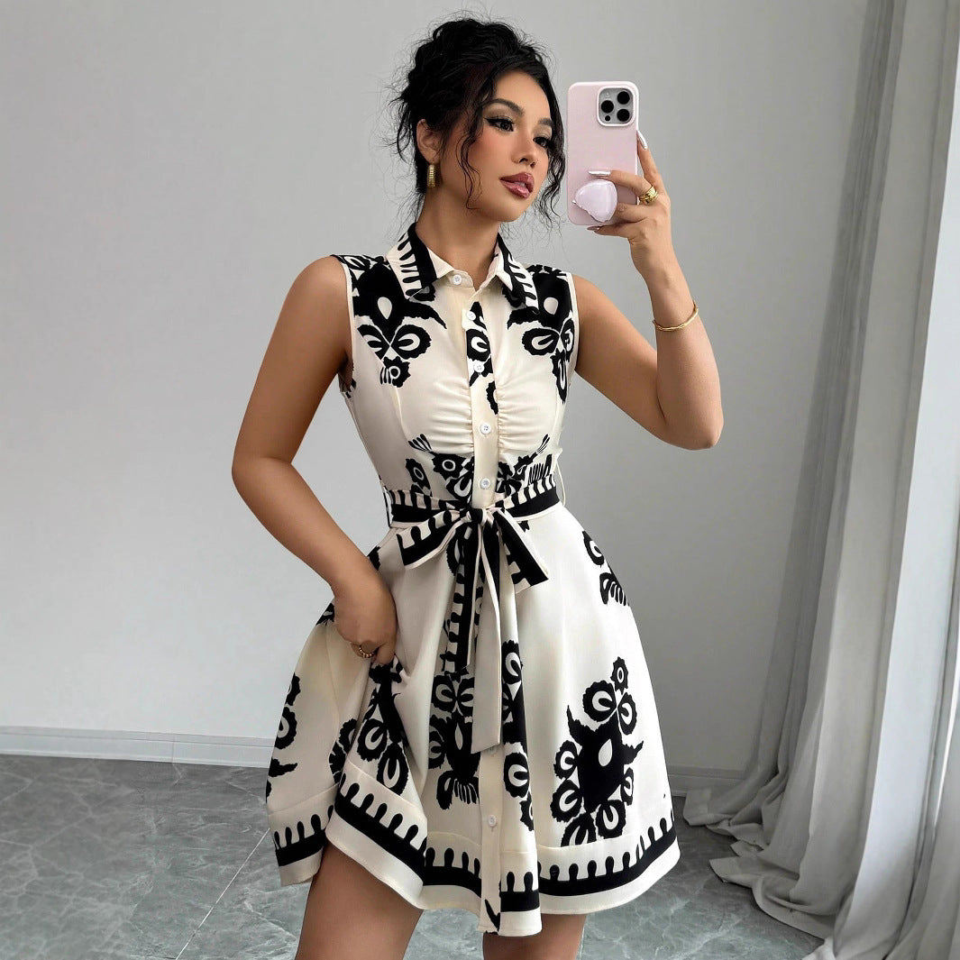 Damen Sommerkleid mit tailliertem Schnitt R&B