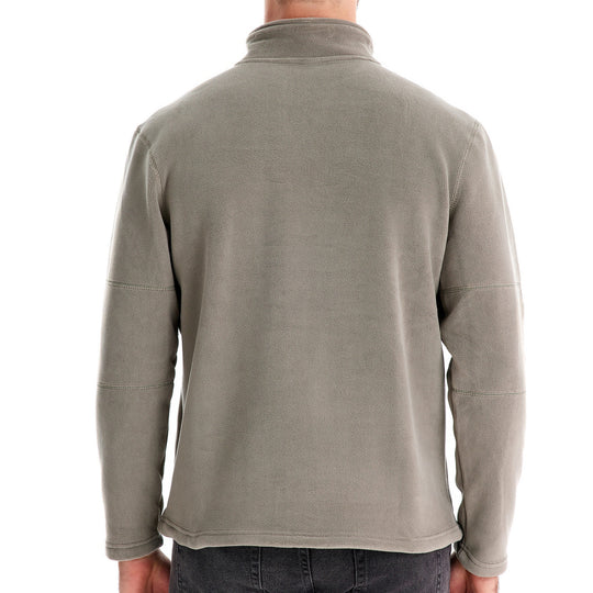 Herren Mikrofleece Pullover mit halbem Reißverschluss R&B