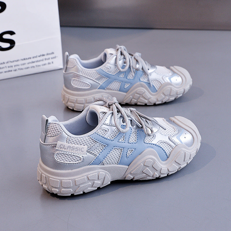 Damen Sportliche Sneakers mit atmungsaktivem Obermaterial und robustem Profil R&B