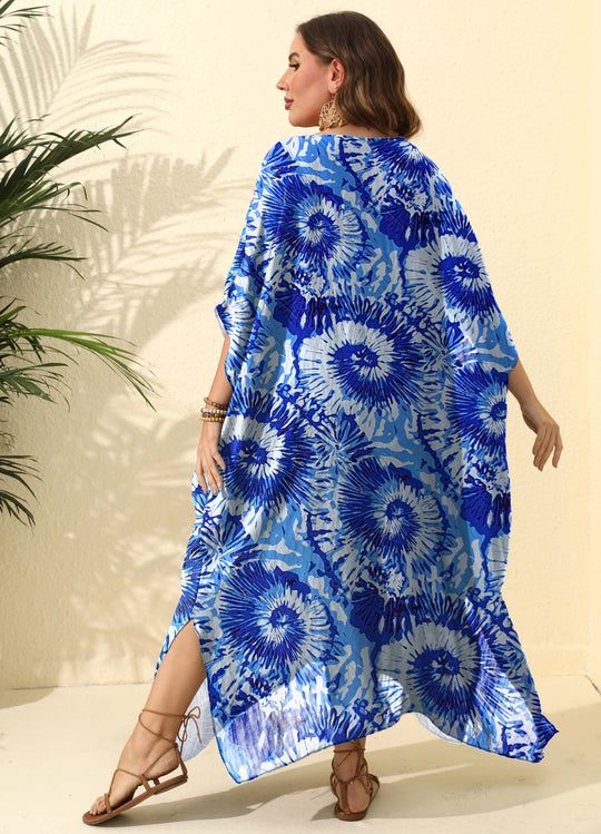 Damen Maxikleid mit floralem Muster R&B