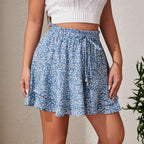 Damen trendiger Luftiger Rock mit Blumenmuster R&B