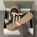 Damen Plattform-Sneaker mit strapazierfähigem Obermaterial und extrahoher Sohle R&B