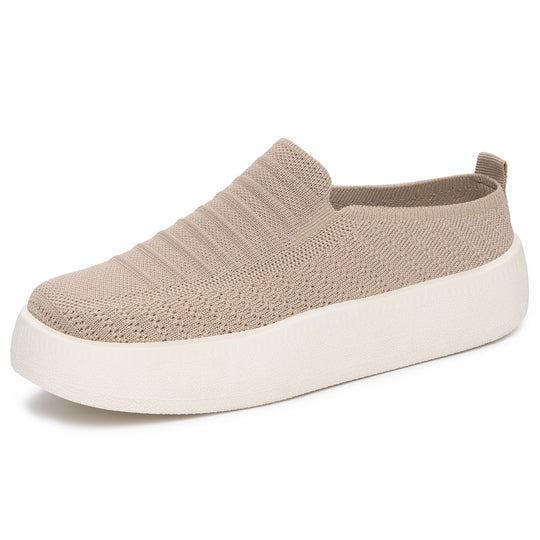 Damen Flexible Slip-On Sneakers mit leichtem Netzdesign R&B