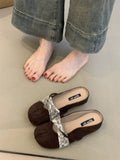 Damen Komfortable Mules mit dekorativem Obermaterial und ergonomischer Sohle R&B