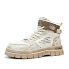 Damen Hochwertige Sneaker mit geometrischem Muster und strapazierfähiger Sohle R&B