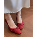Damen elegante Ballerinas mit Schleifenverzierung R&B 1779797506