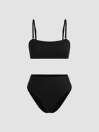 Damen Bikinitop und hochgeschnittene Bikinihose R&B