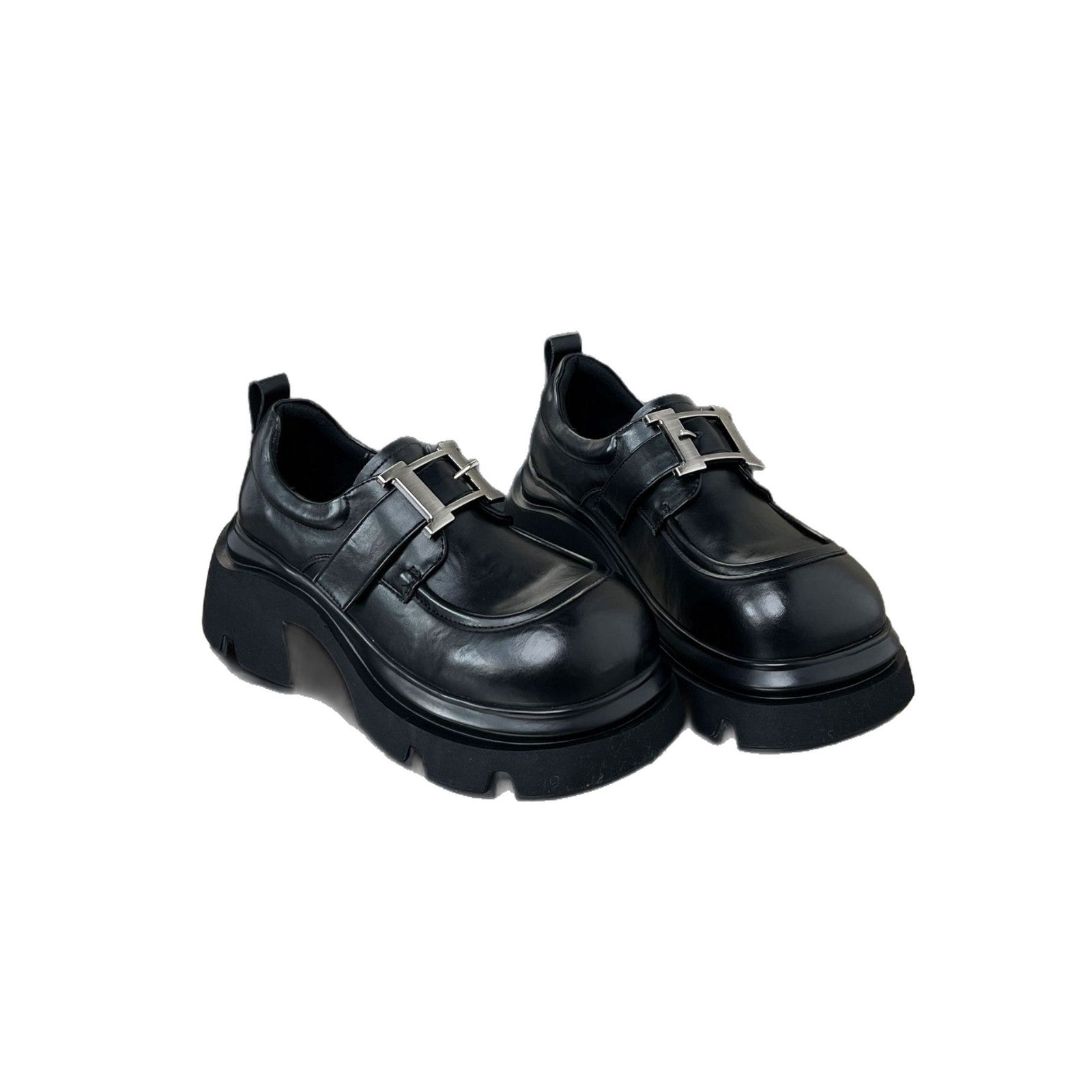 Damen Chunky Clogs mit modischer Schnallenverzierung und rutschfester Sohle R&B